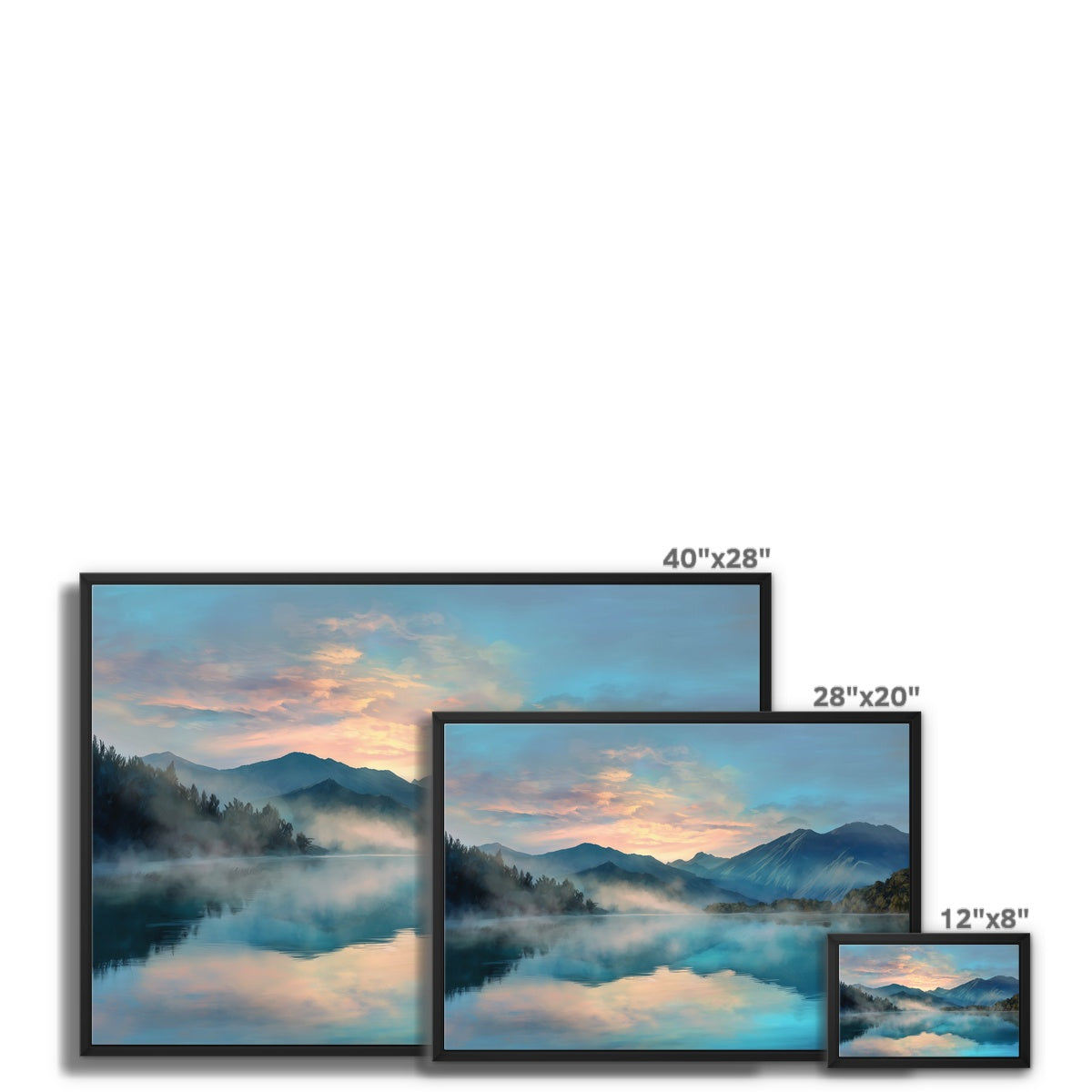 Jen Fargeot Creative | Landscape | Wall Art | Southern Dawn | Framed Canvas