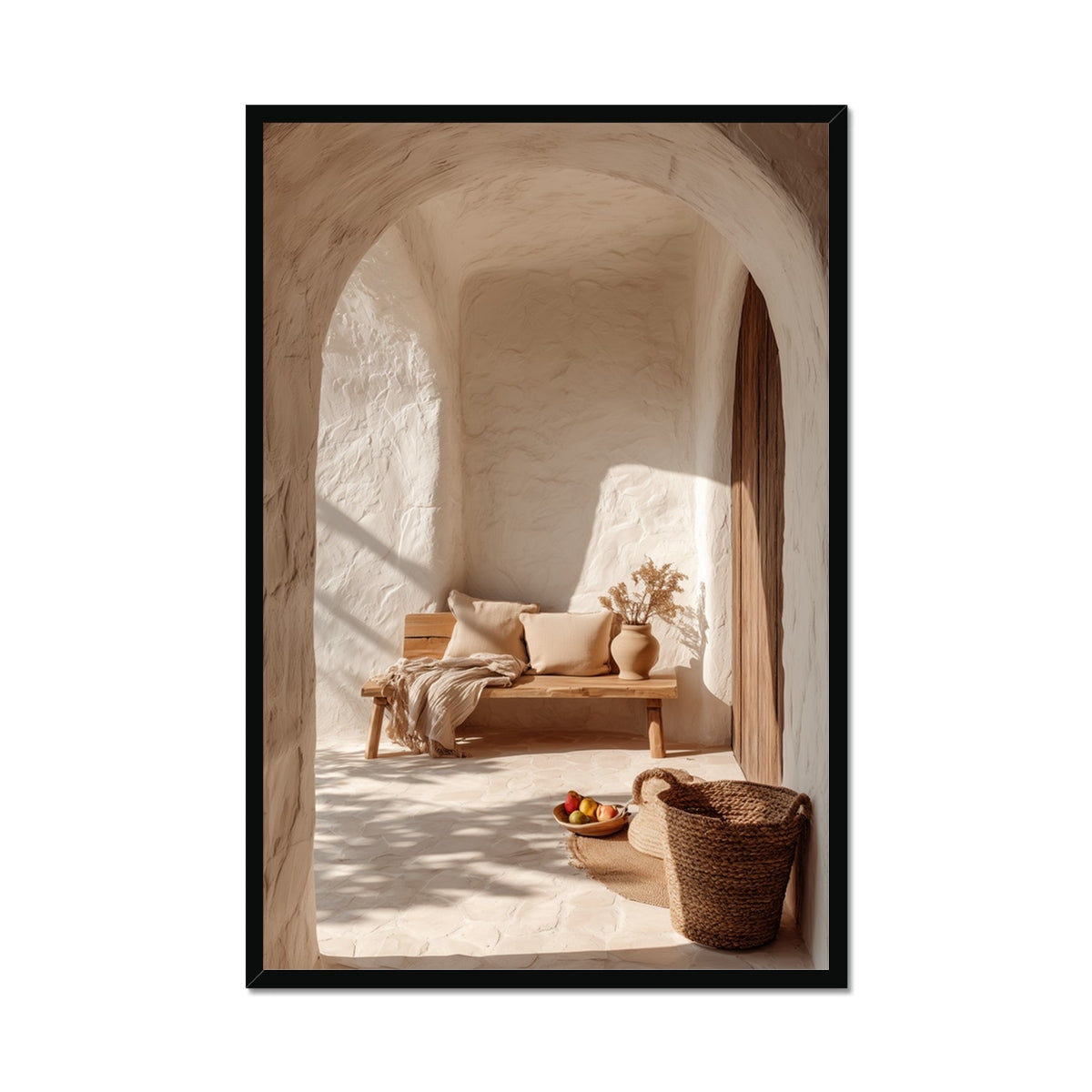 Jen Fargeot Creative | Architecture | Wall Art | The Bench and The Alcove | Framed Print