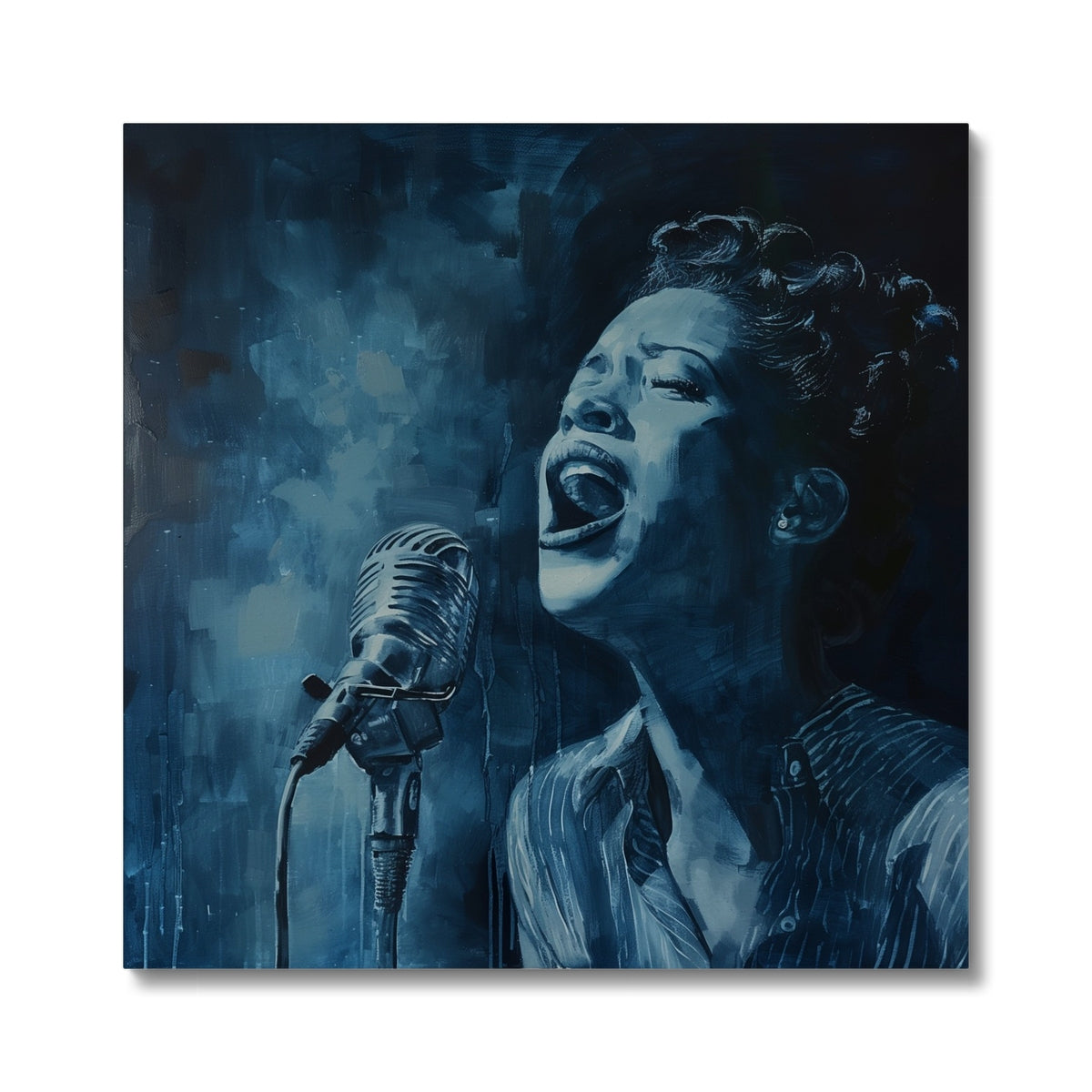 Jen Fargeot Creative | Jazz | Wall Art | Jazz Singer Bessie (2) | Canvas