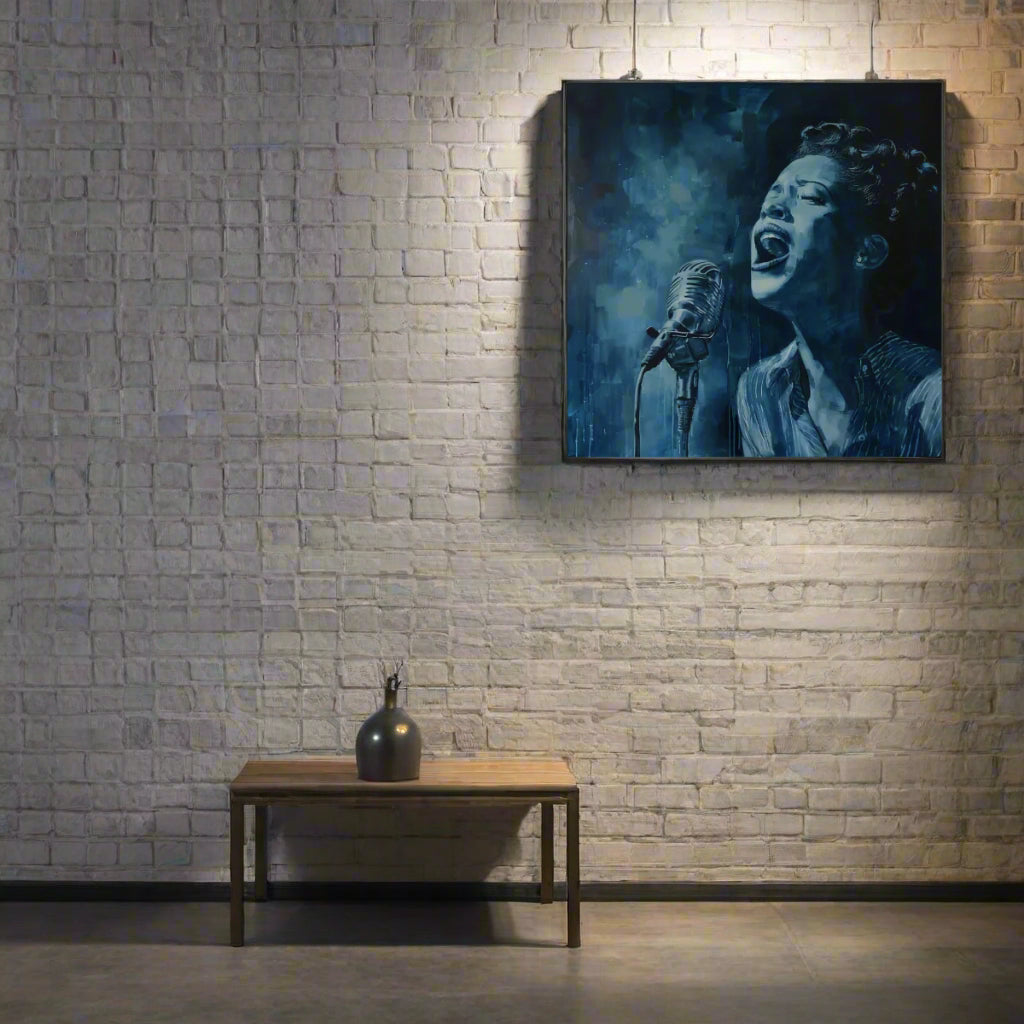 Jen Fargeot Creative | Jazz | Wall Art | Jazz Singer Bessie (2) | Canvas