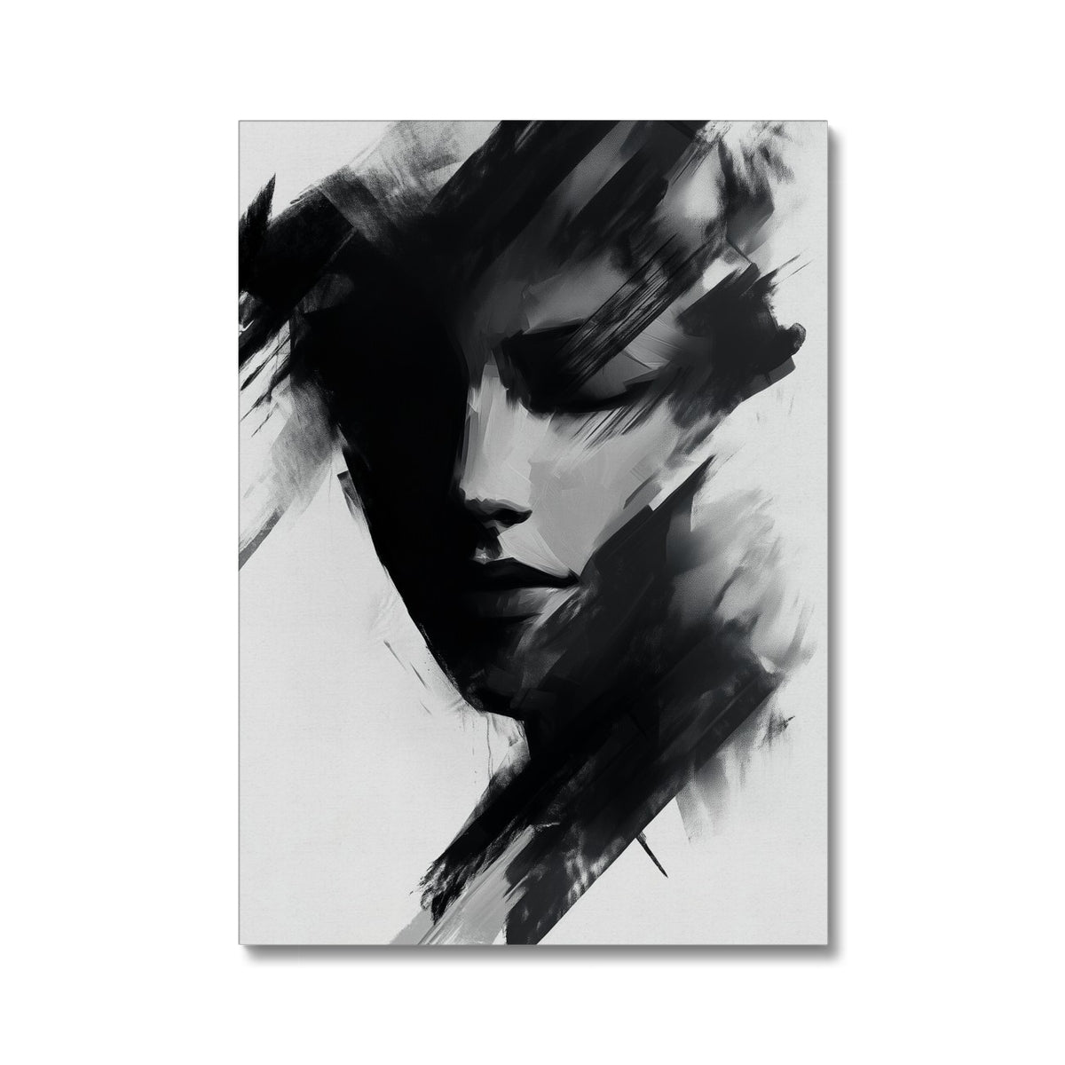 Jen Fargeot Creative | Black & White | Wall Art | Monochrome Portrait | Canvas