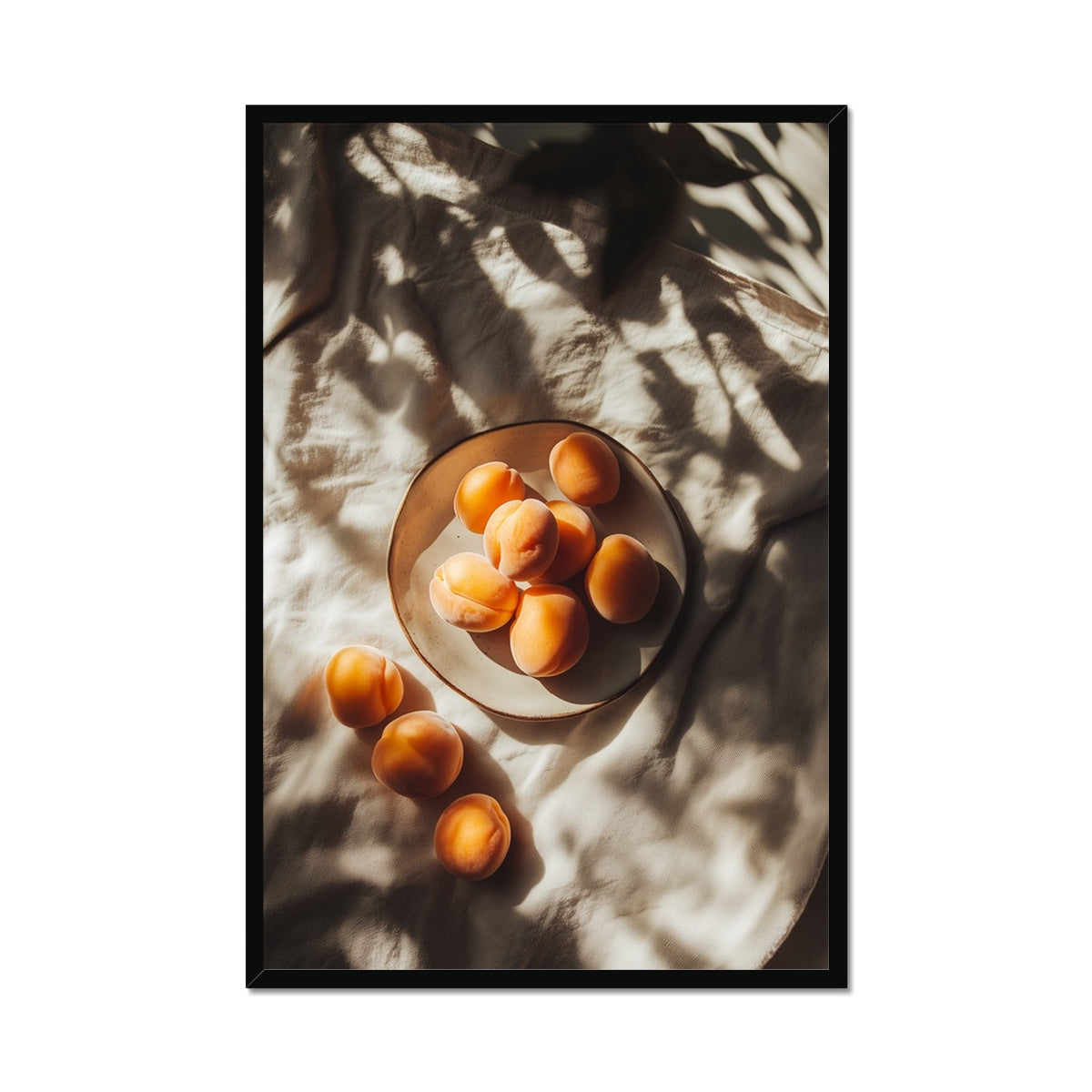 Jen Fargeot Creative | Mediterranean | Wall Art | Apricots and Sunshine | Framed Print