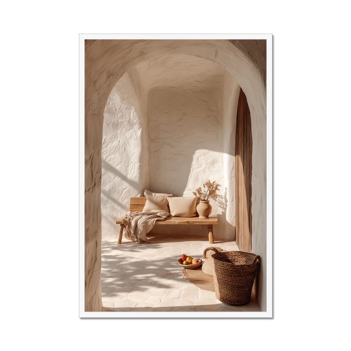 Jen Fargeot Creative | Architecture | Wall Art | The Bench and The Alcove | Framed Print