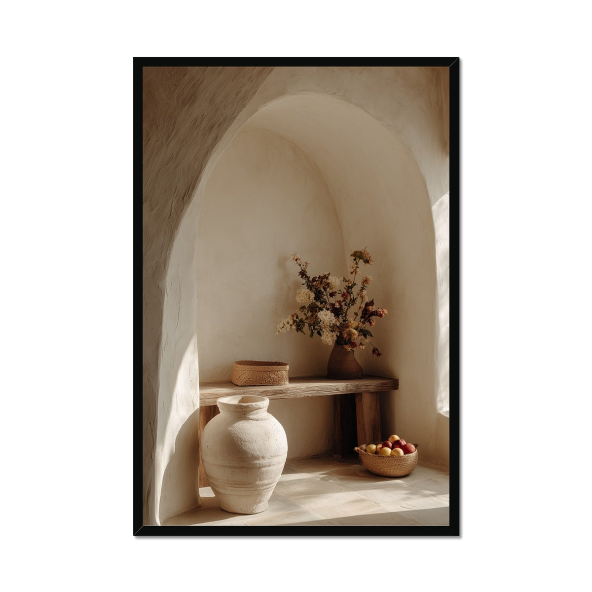 Jen Fargeot Creative | Architecture | Wall Art | A Sunny Alcove | Framed Print