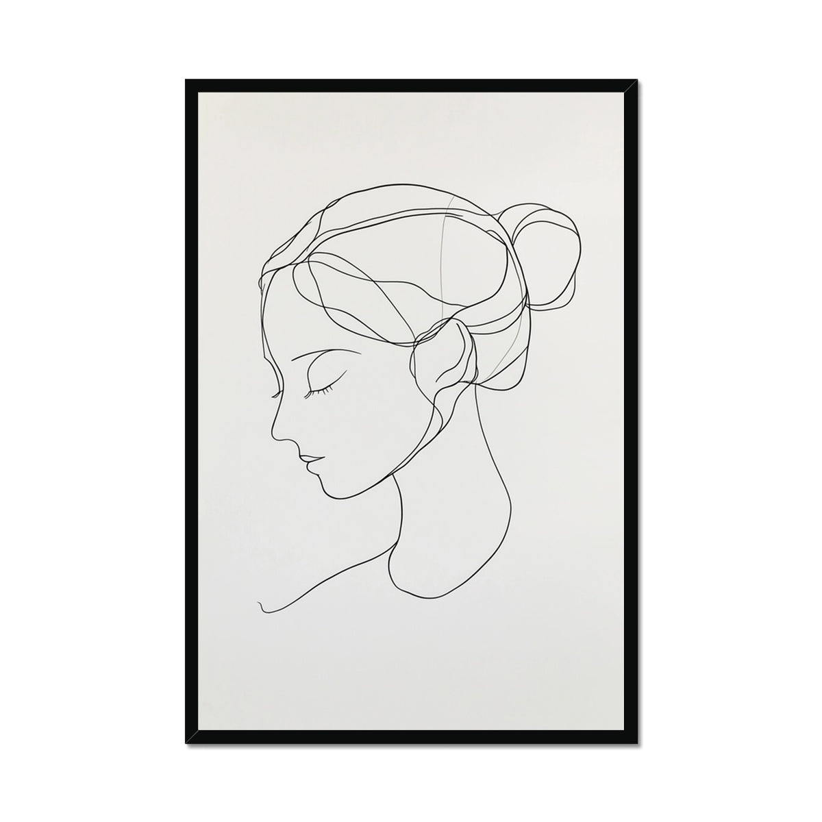 Jen Fargeot Creative | Minimalist | Wall Art | A Thread of Thoughts | Framed Print