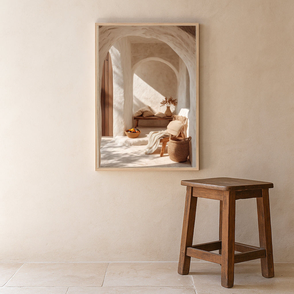 Jen Fargeot Creative | Architecture | Wall Art | The Chair and The Alcove | Framed Print