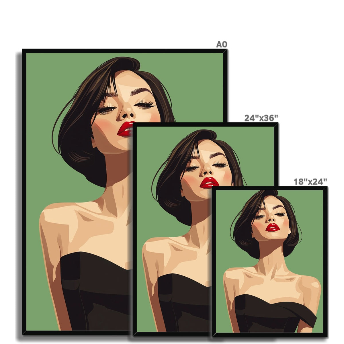 Jen Fargeot Creative | Illustration | Wall Art | She's Got It All | Framed Print