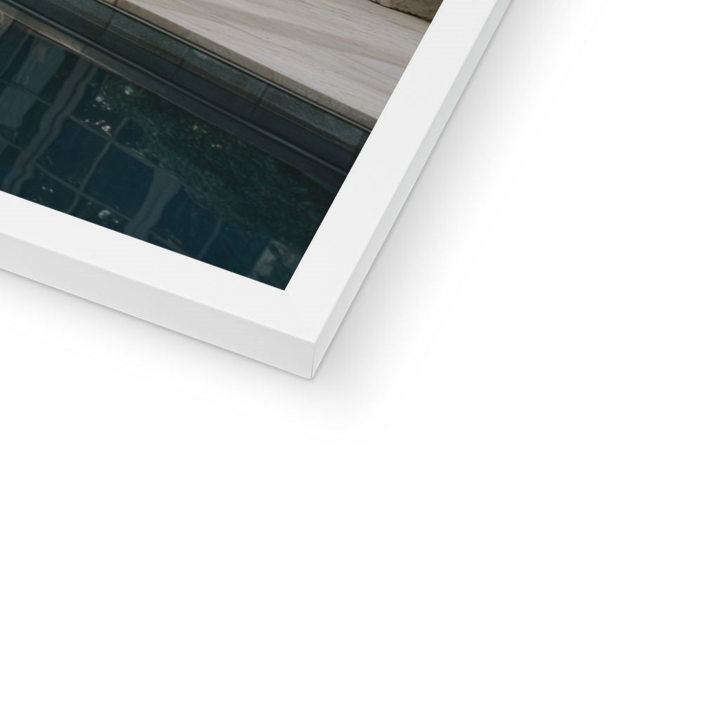 Jen Fargeot Creative | Architecture | Wall Art | The Mansion's Poolside (2) | Framed Print