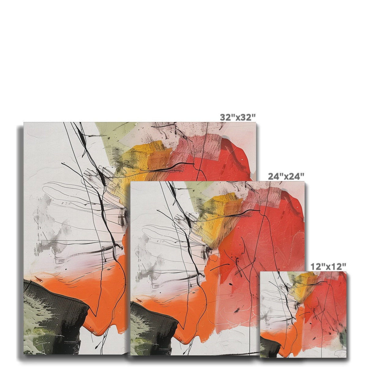 Jen Fargeot Creative | Abstract | Wall Art | Fragmented Dreams | Canvas