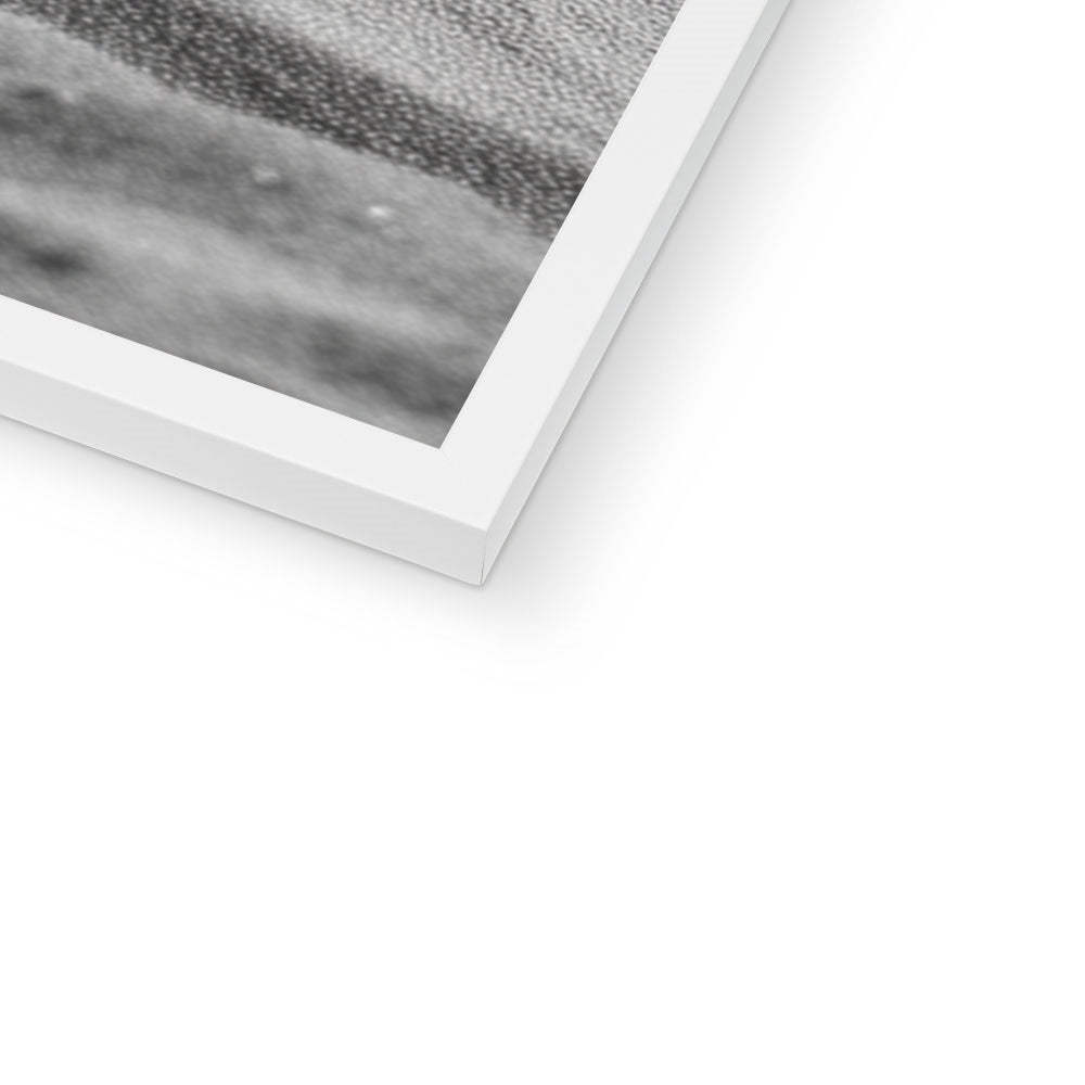 Jen Fargeot Creative | Black & White | Wall Art | Sitting on the Beach | Framed Print