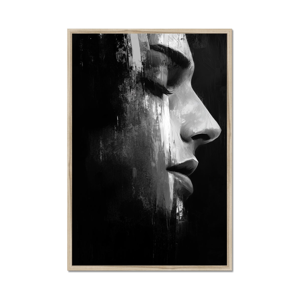 Jen Fargeot Creative | Black & White | Wall Art | Shadows & Emotion | Framed Print