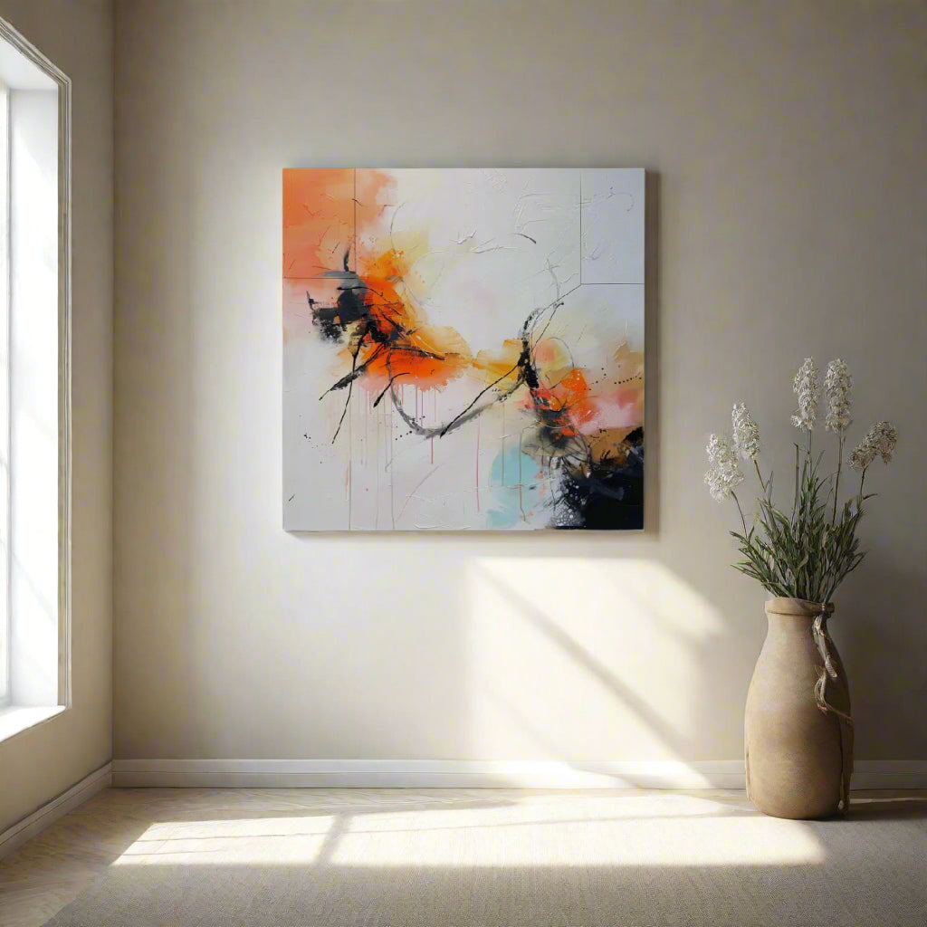 Jen Fargeot Creative Abstract | Wall Art | Quantum of Waves (1) | Canvas