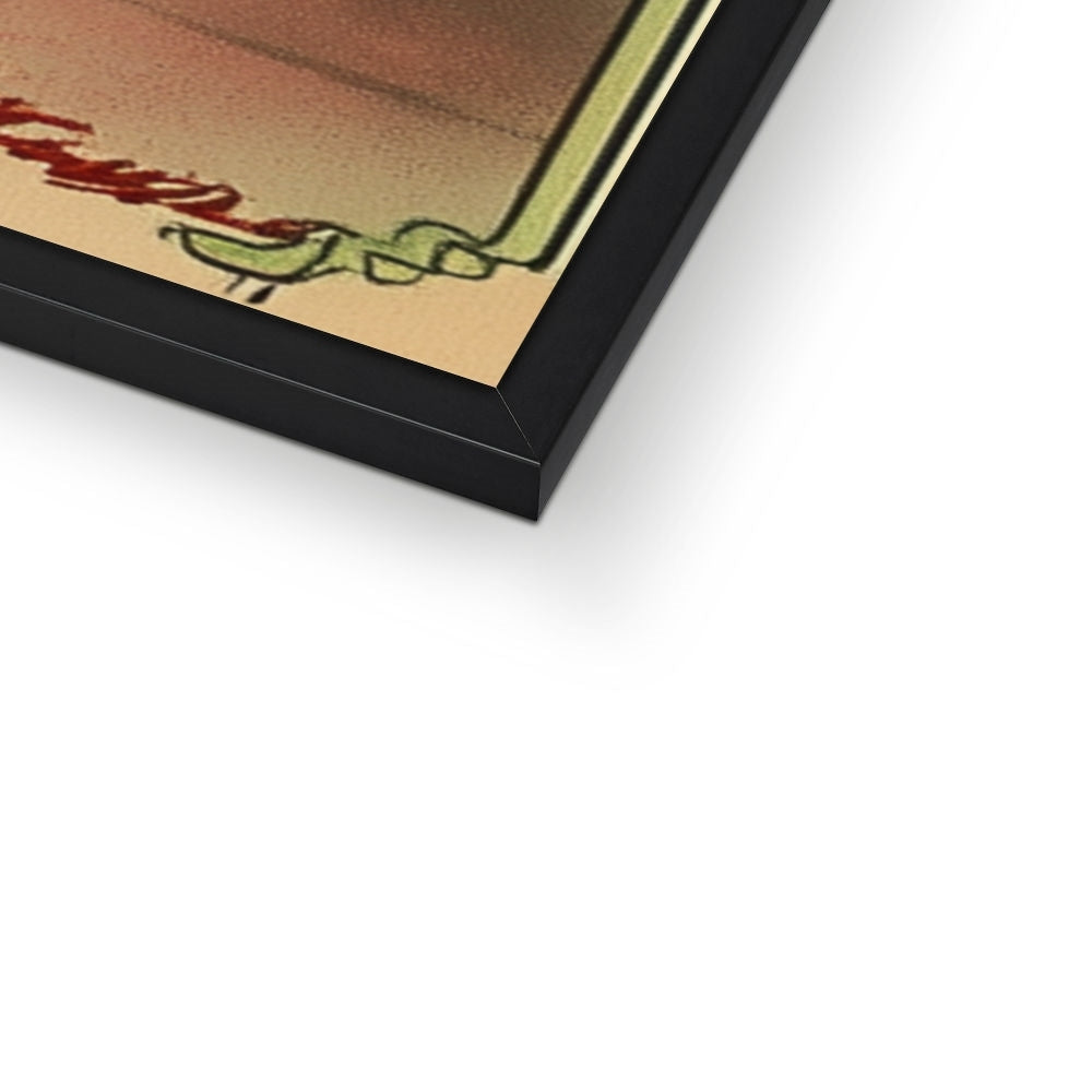 Jen Fargeot Creative | Vintage French | Wall Art | Casino de Tarare | Framed Print