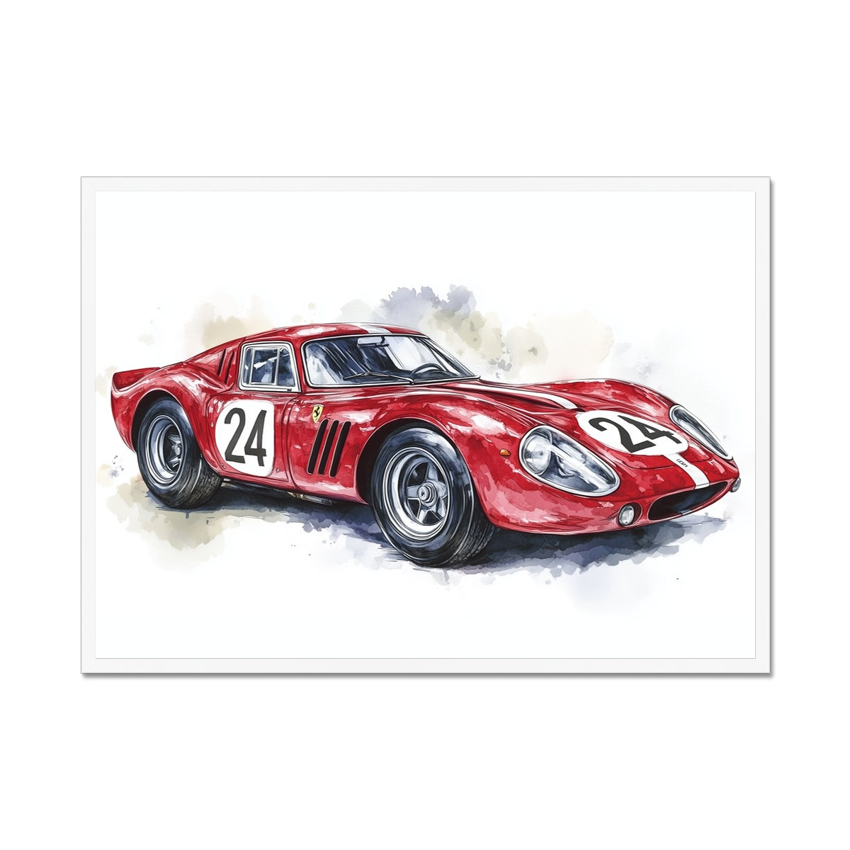 Jen Fargeot Creative | Cars | Wall Art | Ferrari Dino GTO | Framed Print