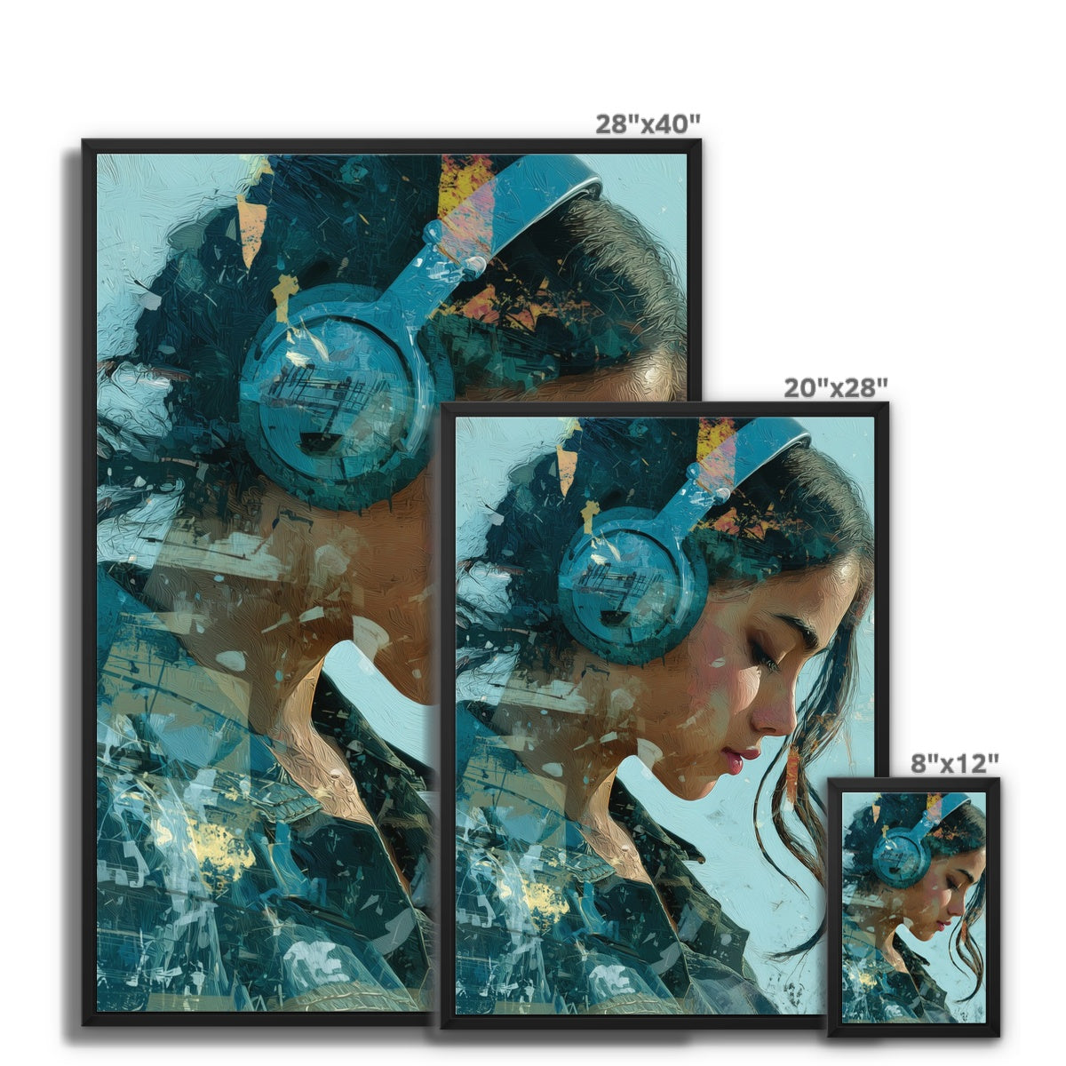 Jen Fargeot Creative | Portrait | Wall Art | Soundscape | Framed Canvas