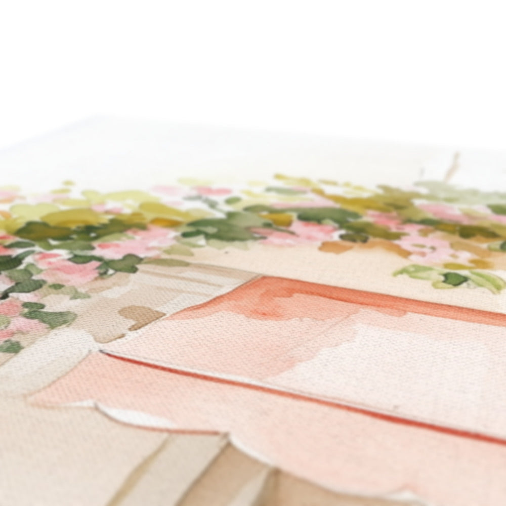 Jen Fargeot Creative | Watercolour | Parisian Café | Wall Art | Canvas
