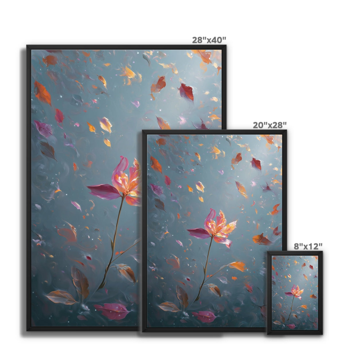 Jen Fargeot Creative | Botanical | Wall Art | Falling Quiet | Framed Canvas