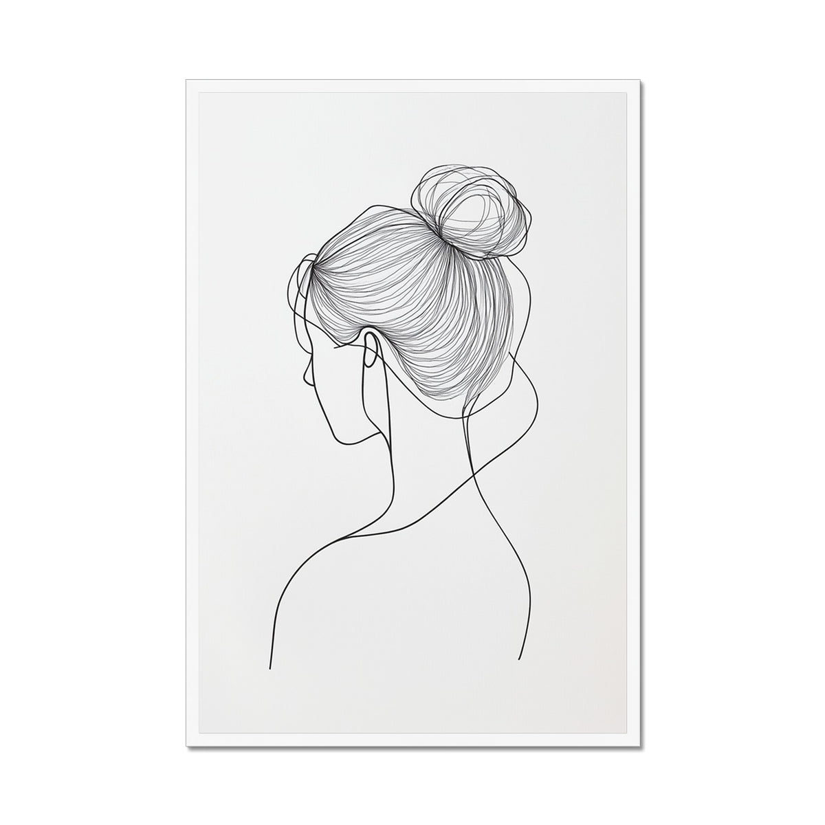 Jen Fargeot Creative | Minimalist | Wall Art | A Profile Strand | Framed Print