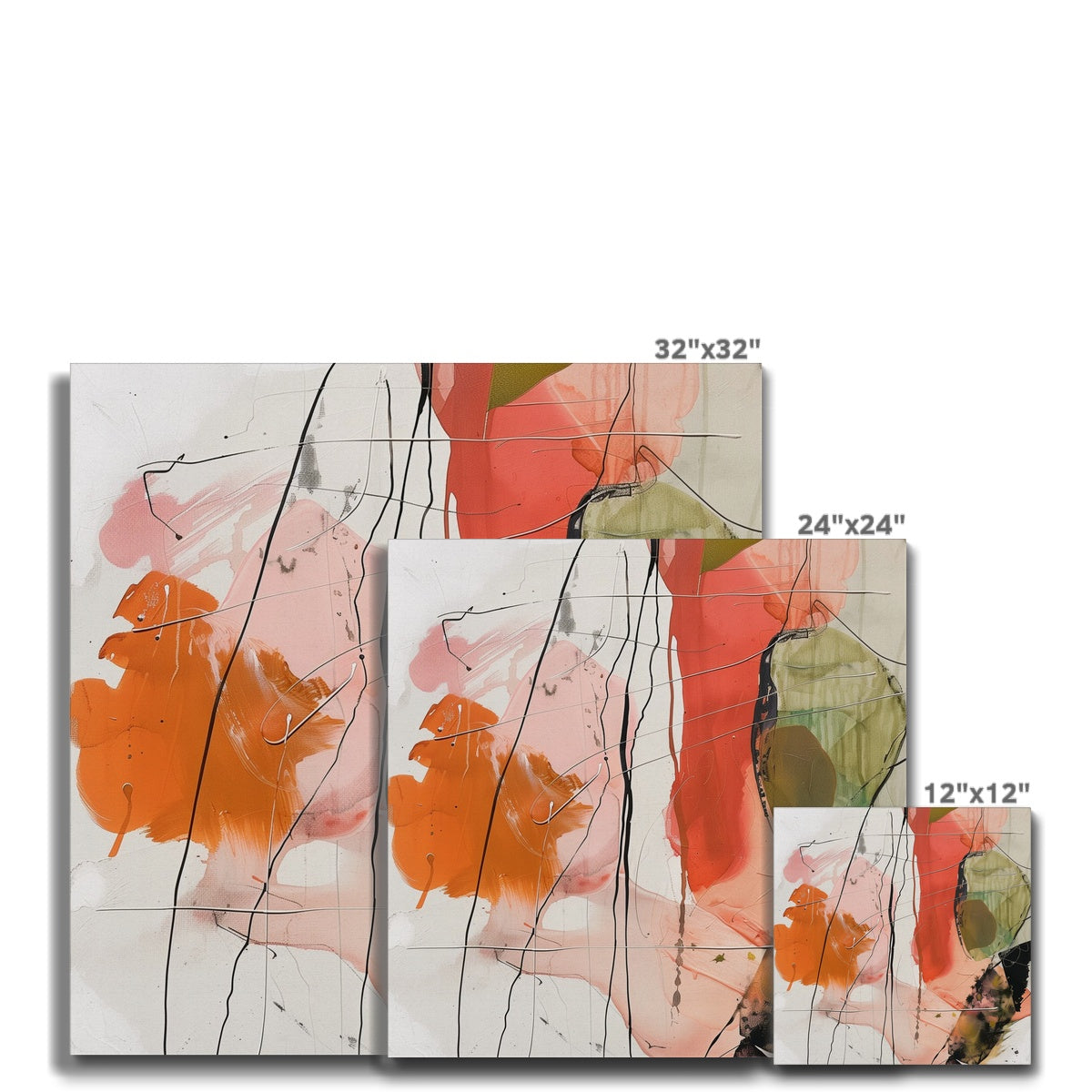 Jen Fargeot Creative | Abstract | Wall Art | Fragmented Dreams (2) | Canvas