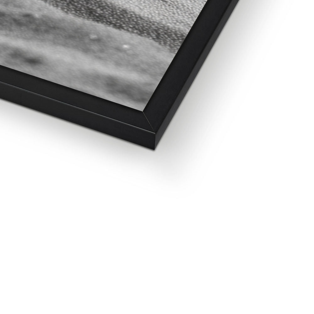 Jen Fargeot Creative | Black & White | Wall Art | Sitting on the Beach | Framed Print