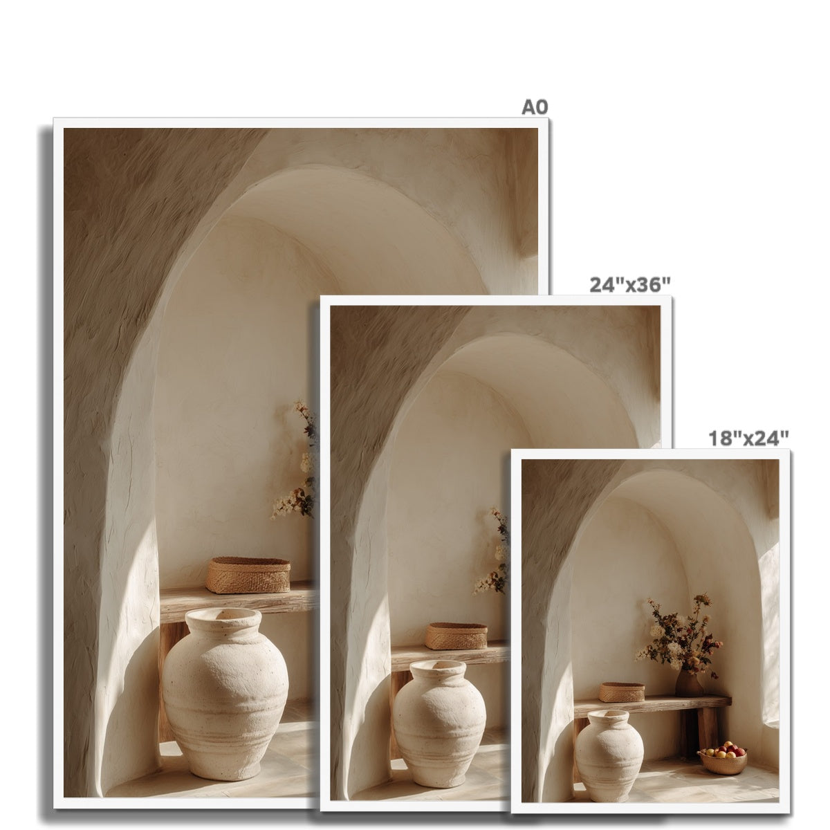 Jen Fargeot Creative | Architecture | Wall Art | A Sunny Alcove | Framed Print