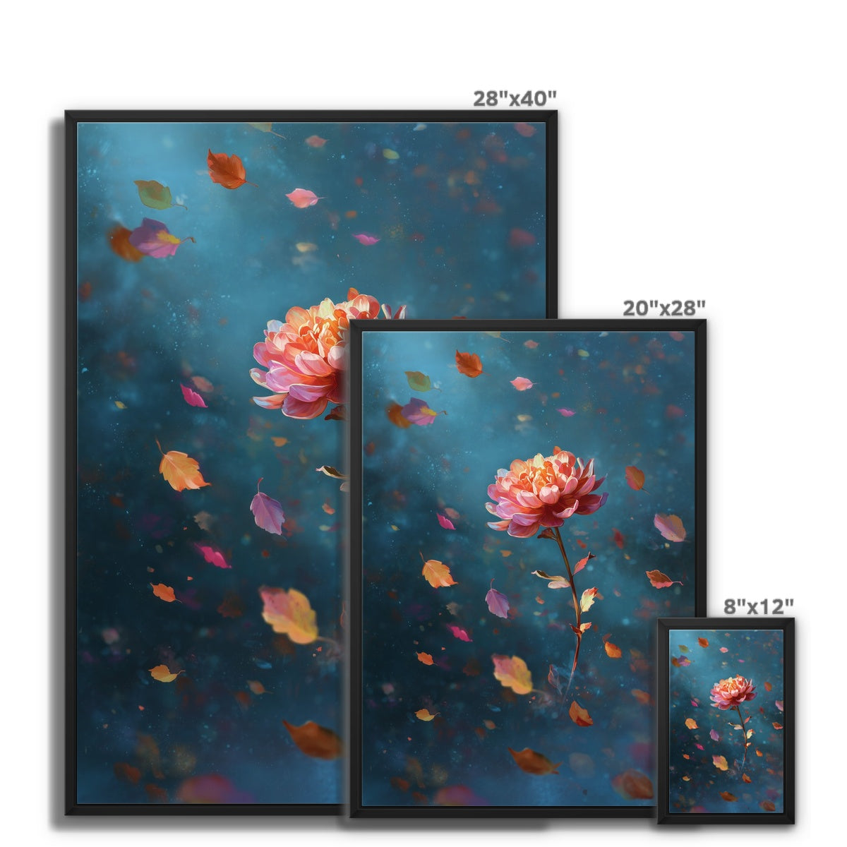 Jen Fargeot Creative | Botanical | Wall Art | Autumn Drift | Framed Canvas