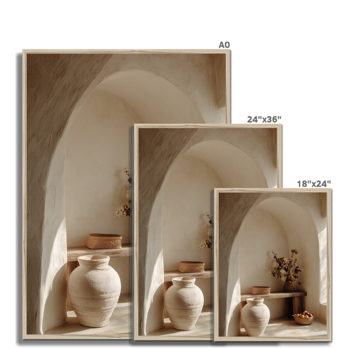 Jen Fargeot Creative | Architecture | Wall Art | A Sunny Alcove | Framed Print