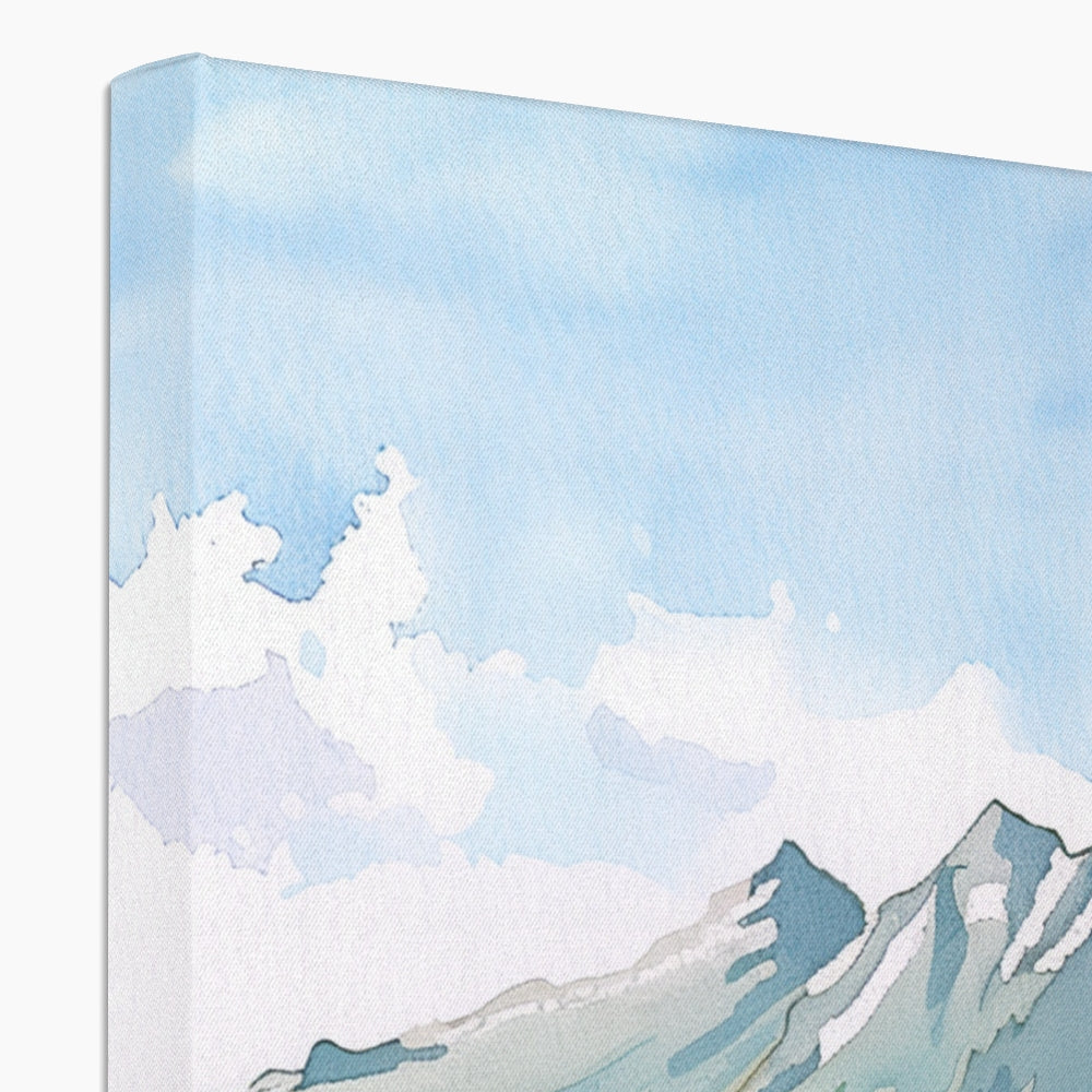 Jen Fargeot Creative | Children Watercolour | Wall Art | Small River | Canvas