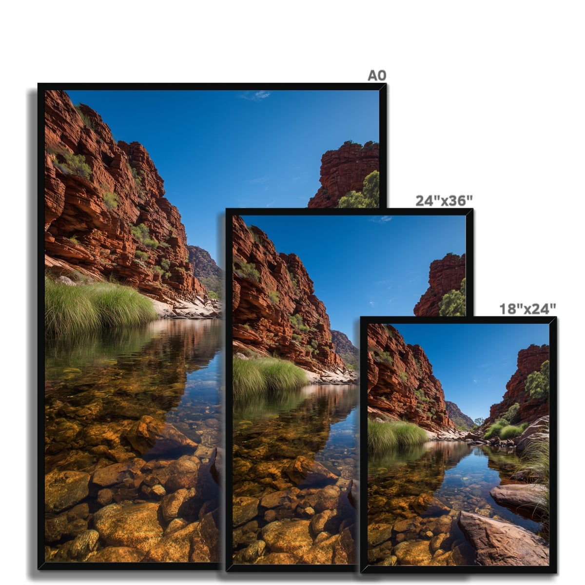 Jen Fargeot Creative | Landscape | Wall Art | An Australian Landscape (2) | Framed Print