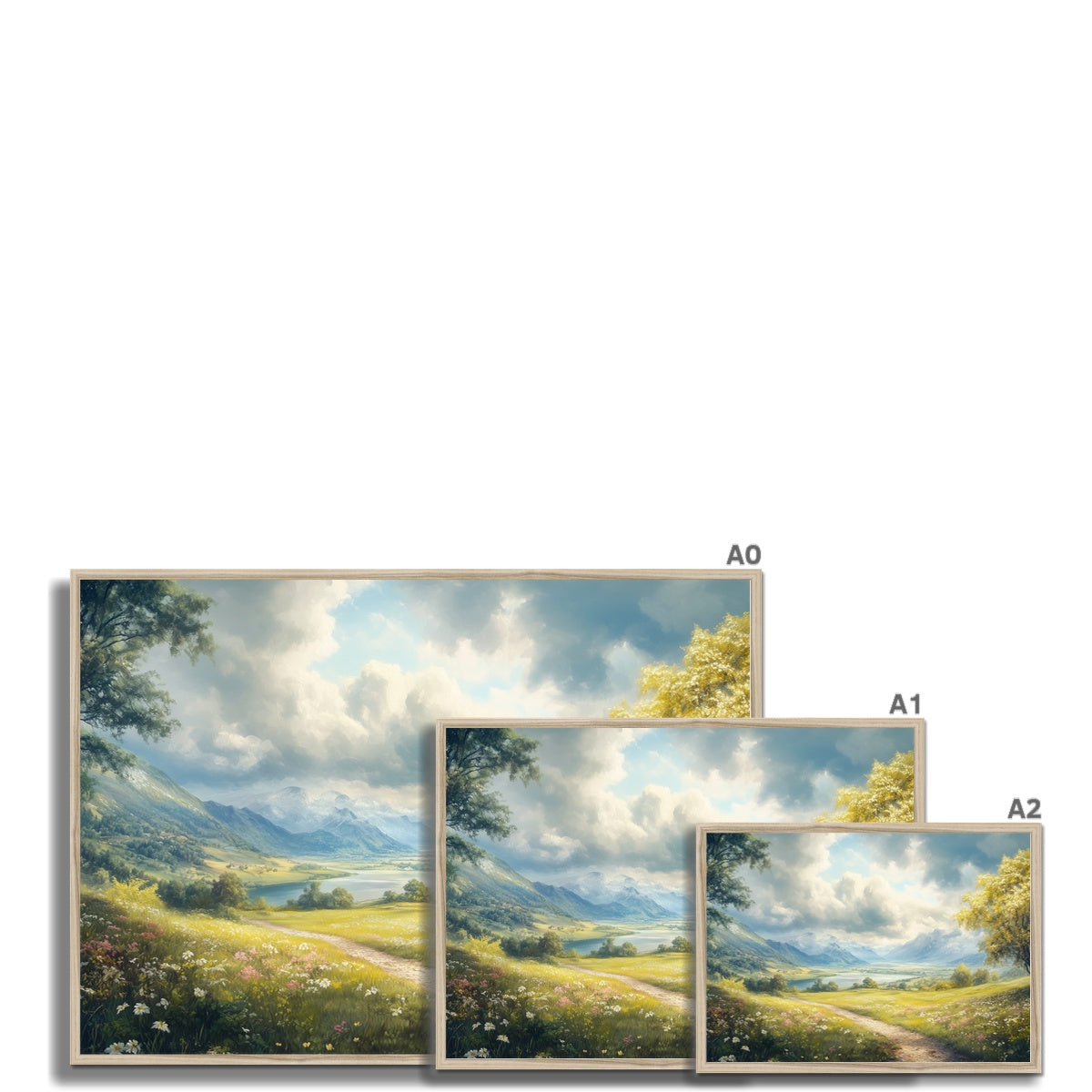 Jen Fargeot Creative | Landscape | Wall Art | The Path | Framed Print