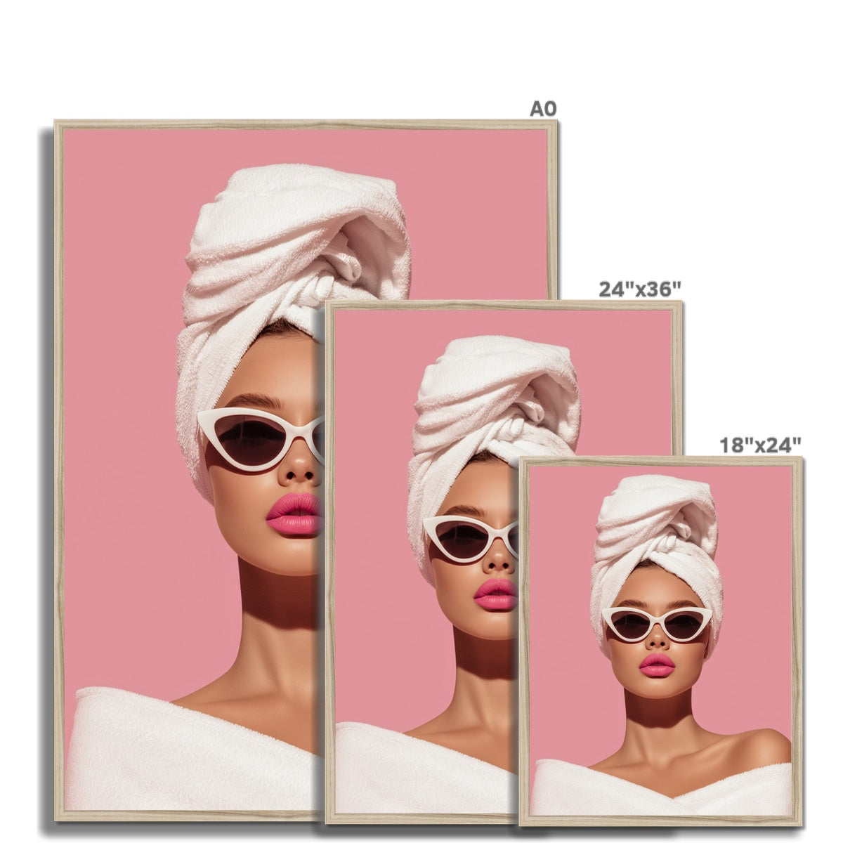 Jen Fargeot Creative | Illustration | Wall Art | Pink Chic | Framed Print