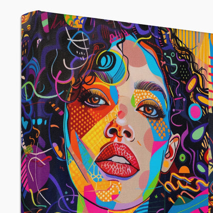 Jen Fargeot Creative | Pop Art | Wall Art | Estelle Quadriptyque | Canvas