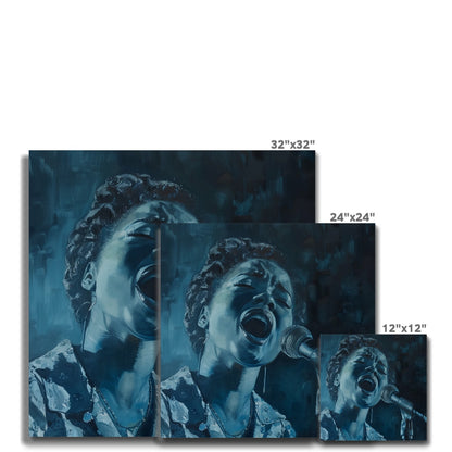 Jen Fargeot Creative | Jazz | Wall Art | Jazz Singer Bessie (1) | Canvas