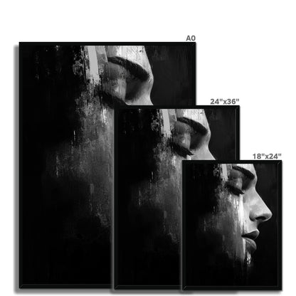 Jen Fargeot Creative | Black & White | Wall Art | Shadows & Emotion | Framed Print