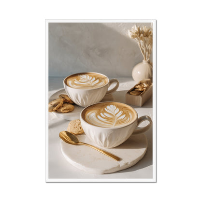 Jen Fargeot Creative | Lifestyle | Wall Art | Morning Cappuccinos | Framed Print