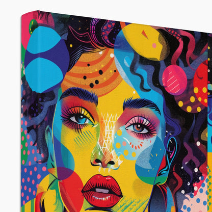 Jen Fargeot Creative | Pop Art | Wall Art | Coralie Quadriptyque | Canvas
