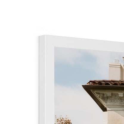 Jen Fargeot Creative | Architecture | Wall Art | The Mansion's Poolside (3) | Framed Print