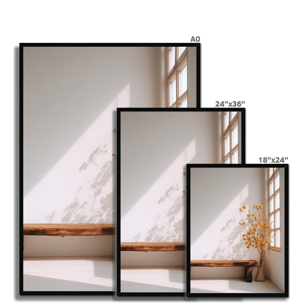 Jen Fargeot Creative | Architecture | Wall Art | A Sunny Window | Framed Print