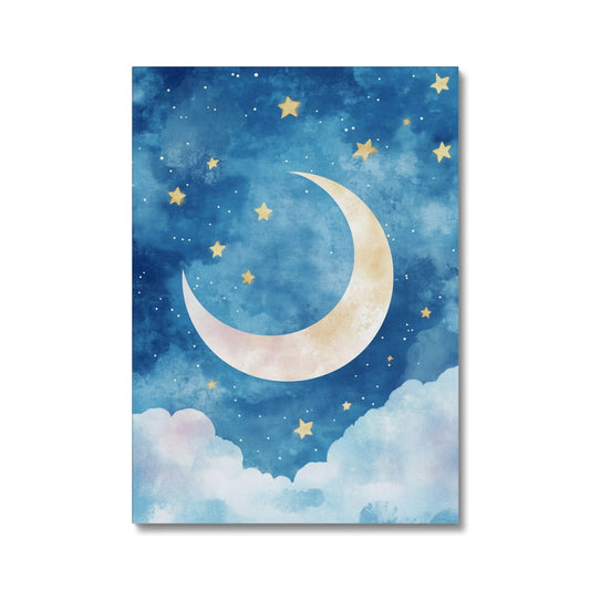 Jen Fargeot Creative Children | Wall Art | Moon Crescent | Canvas