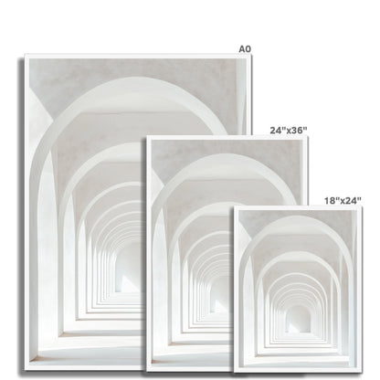 Jen Fargeot Creative | Architecture | Wall Art | White Arches | Framed Print