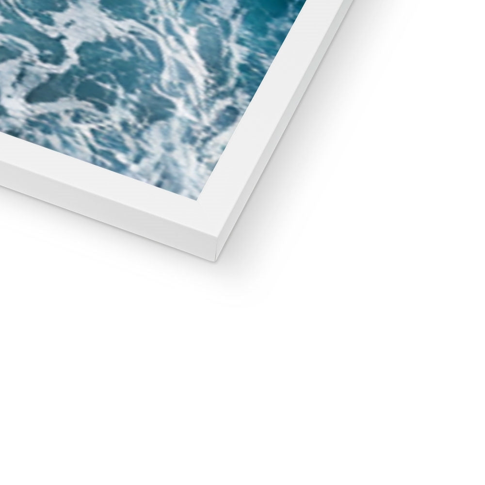 Jen Fargeot Creative | Beach | Wall Art | Crashing Waves | Framed Print