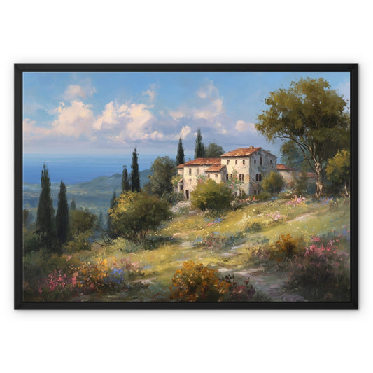 Jen Fargeot Creative  Landscape | Wall Art | Maison Tranquille | Framed Canvas