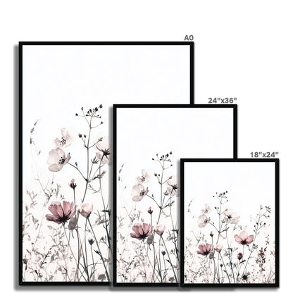 Jen Fargeot Creative | Botanical | Wall Art | Fading Wildflowers | Framed Print