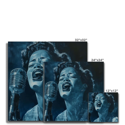 Jen Fargeot Creative | Jazz | Wall Art | Jazz Singer Bessie (4) | Canvas