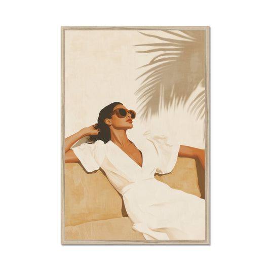 Jen Fargeot Creative | Illustration | Wall Art | Chilling in the Sun | Framed Print