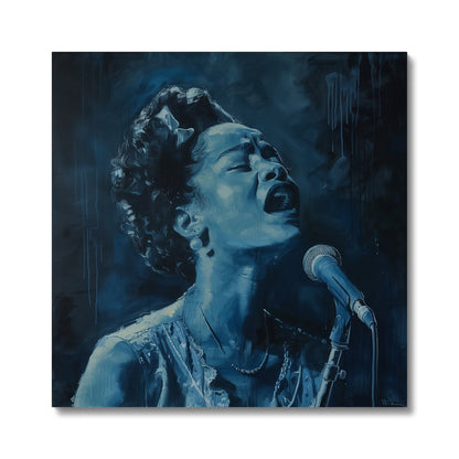 Jen Fargeot Creative | Jazz | Wall Art | Jazz Singer Bessie (3) | Canvas