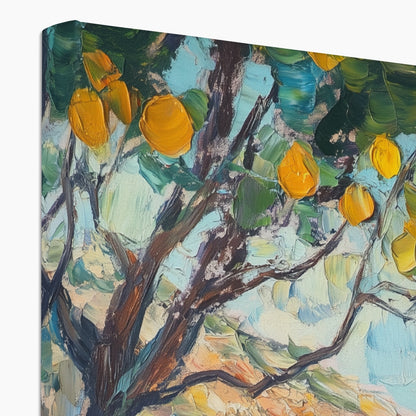 Jen Fargeot Creative | Landscape | Wall Art | Friendship Under The Lemon Tree | Canvas