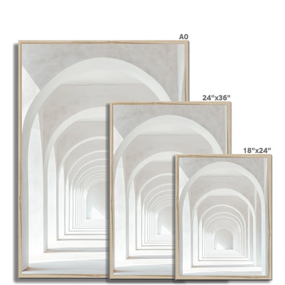 Jen Fargeot Creative | Architecture | Wall Art | White Arches | Framed Print