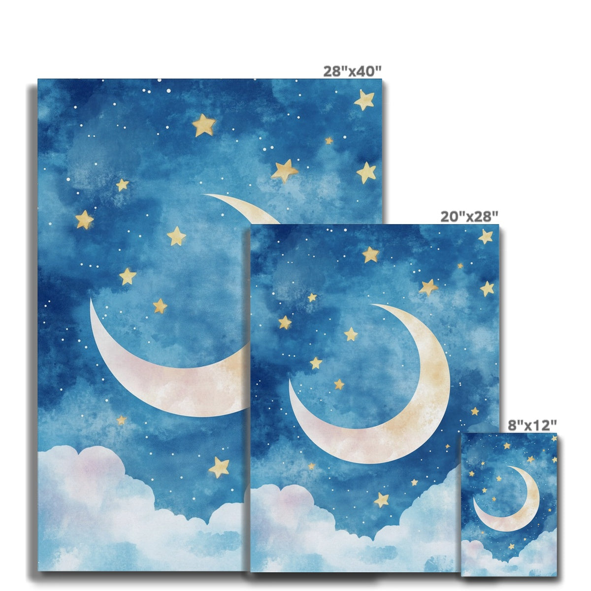 Jen Fargeot Creative Children | Wall Art | Moon Crescent | Canvas