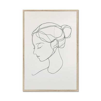 Jen Fargeot Creative | Minimalist | Wall Art | A Thread of Thoughts | Framed Print